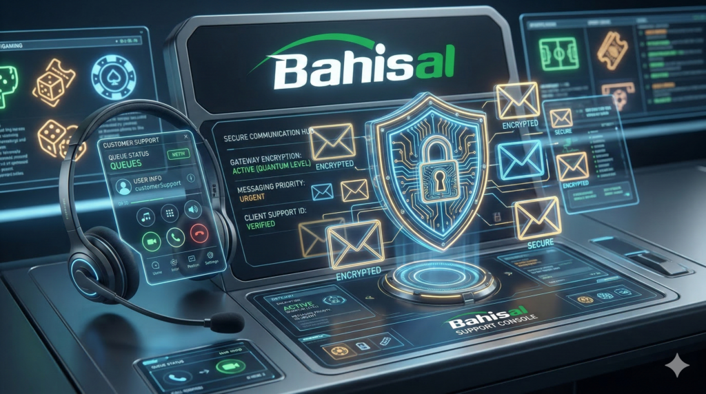 Bahisal iletişim kanalları, 7/24 canlı destek hizmetleri ve 256-bit SSL korumalı güvenli müşteri hizmetleri altyapısı.