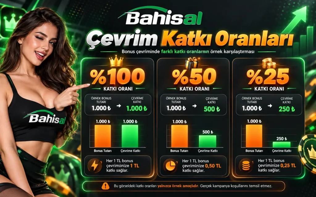 Farklı katkı oranlarının bonus çevrim hedefine etkisini gösteren grafik